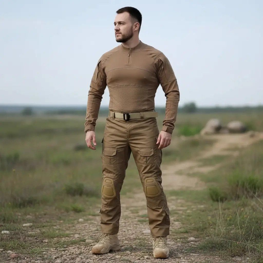 Костюм тактический. Цвет койот, размеры M-XXXL