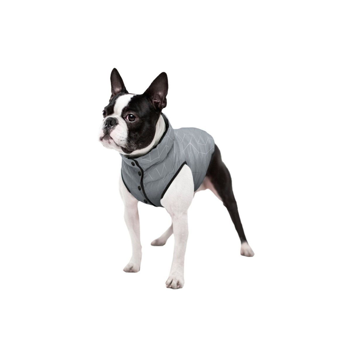Курточка для собак WAUDOG Clothes светоотражающая, XS22, В 33-36 см, С 19-22 см