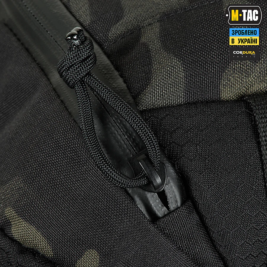 Сумка тактическая Sphaera Hex Hardsling Bag Elite Large M-Tac Мультикам Черный