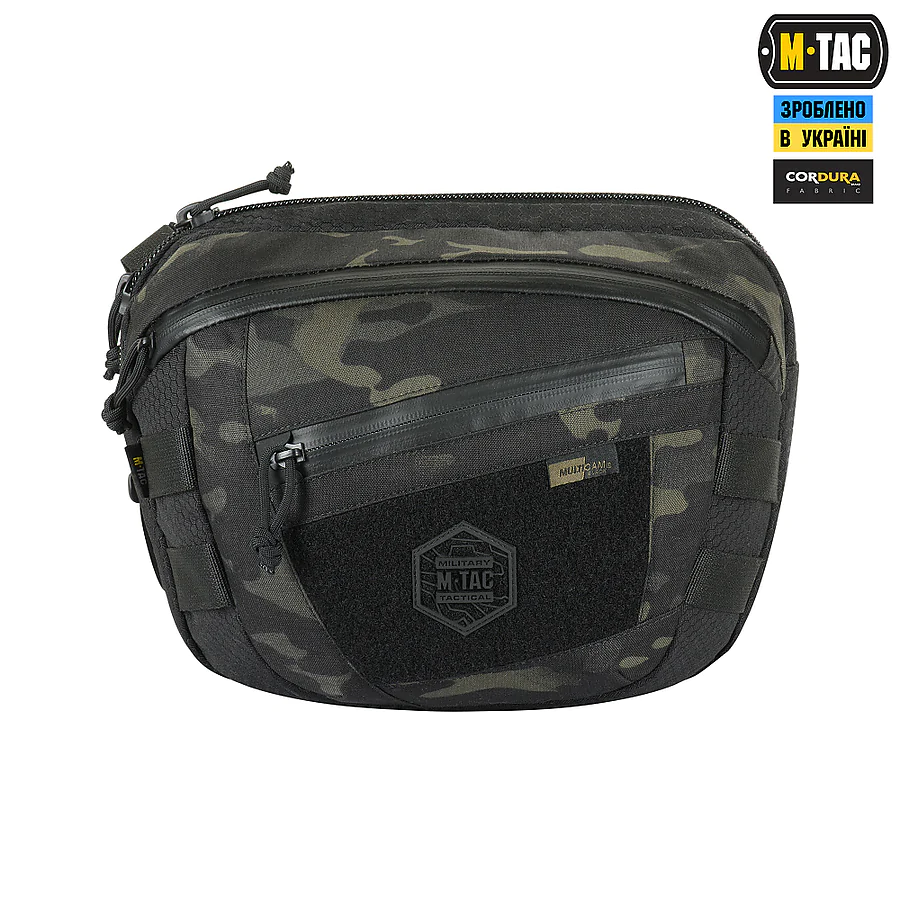 Сумка тактическая Sphaera Hex Hardsling Bag Elite Large M-Tac Мультикам Черный