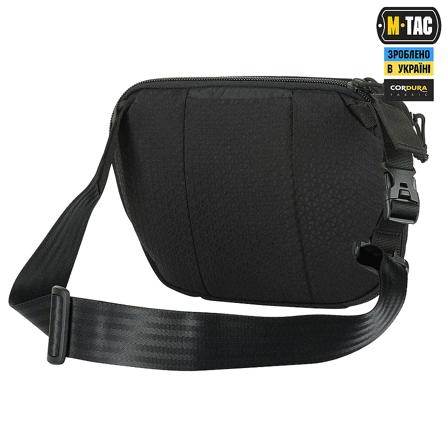 Сумка тактическая Sphaera Hex Hardsling Bag Elite Large M-Tac Мультикам Черный