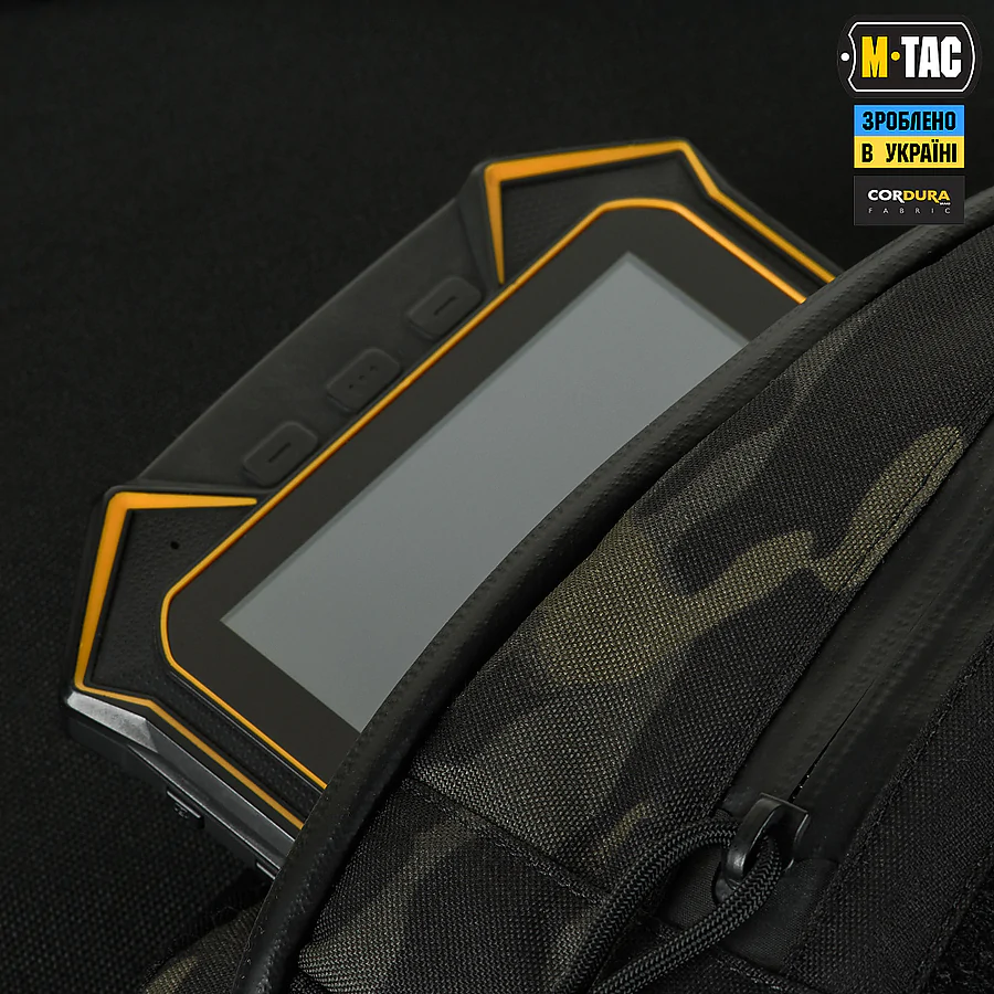 Сумка тактическая Sphaera Hex Hardsling Bag Elite Large M-Tac Мультикам Черный