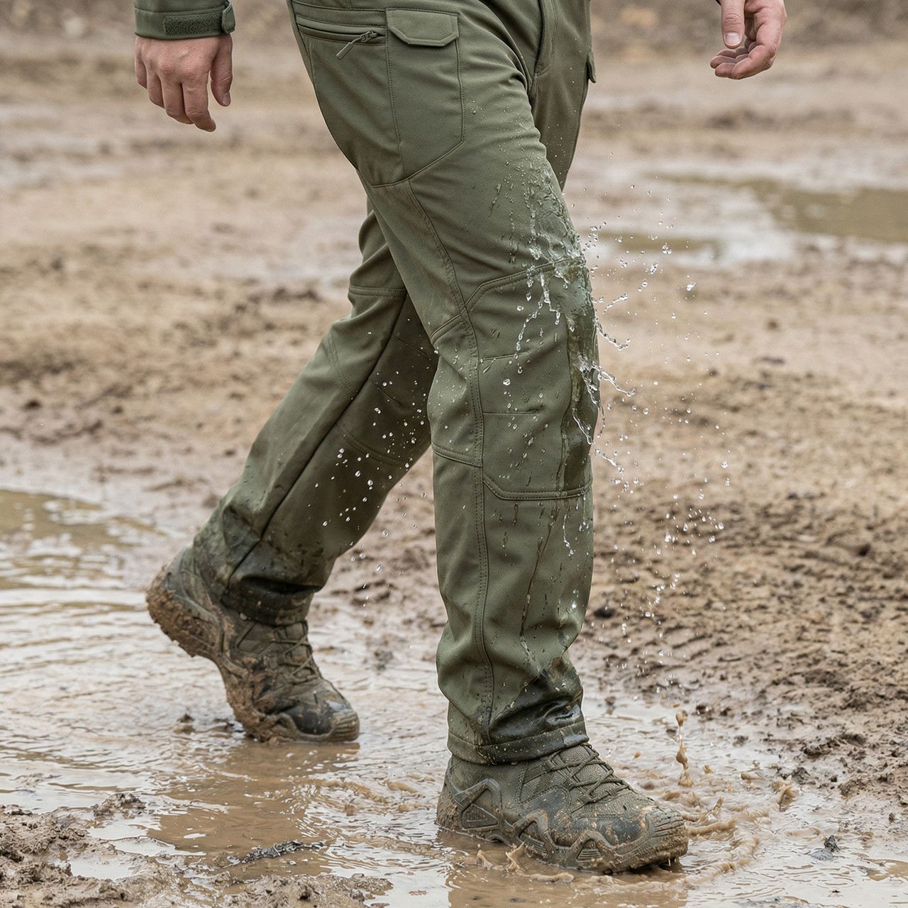 Штани тактичні демісезонні ESDY Softshell. Олива