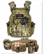 Штурмовий набір Yakeda: Плитоноска Cordura 1000D зі швидким скидом та розвантажувальний пояс з пряжкою Cobra