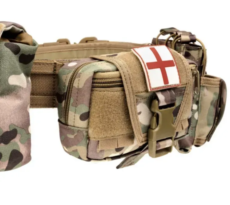 Штурмовий набір Yakeda: Плитоноска Cordura 1000D зі швидким скидом та розвантажувальний пояс з пряжкою Cobra