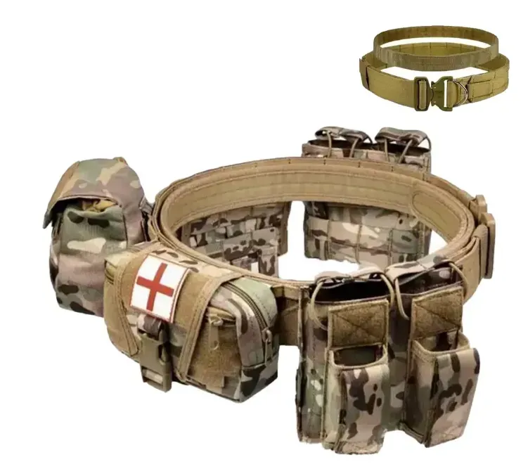 Штурмовий набір Yakeda: Плитоноска Cordura 1000D зі швидким скидом та розвантажувальний пояс з пряжкою Cobra