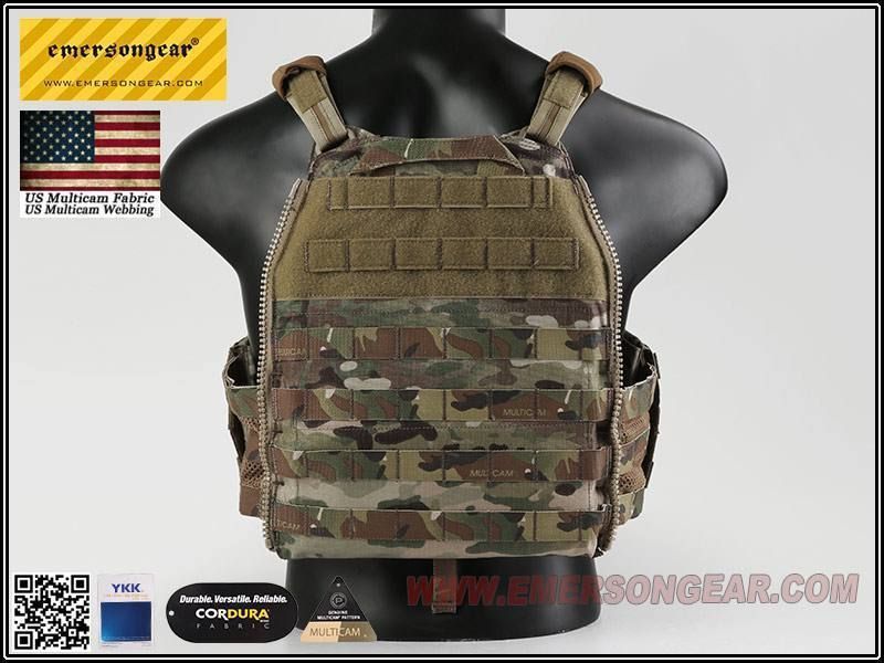 Плитоноска EmersonGear SCARAB Style, Multicam, Cordura 500D, система MOLLE, регулируемый размер