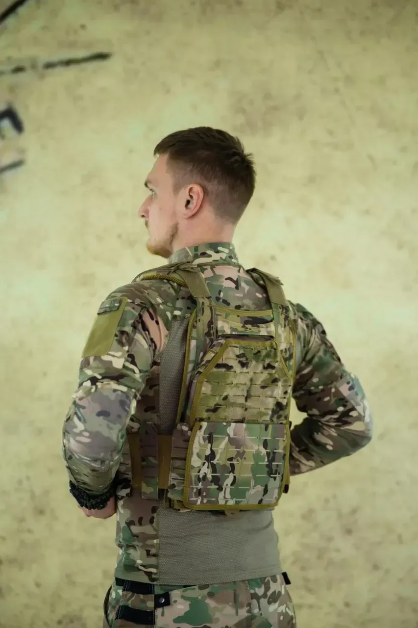 Штурмовий набір Yakeda: Плитоноска Cordura 1000D зі швидким скидом та розвантажувальний пояс з пряжкою Cobra