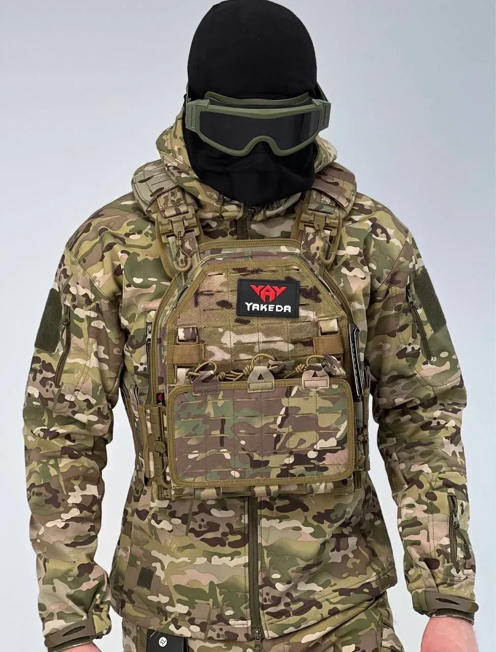 Штурмовий набір Yakeda: Плитоноска Cordura 1000D зі швидким скидом та розвантажувальний пояс з пряжкою Cobra