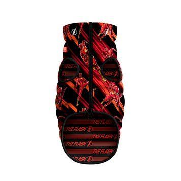 Курточка для собак WAUDOG Clothes двусторонняя, рисунок "Скорость Флэша", XS22, В 33-35 см, С 19-21 см
