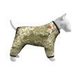 Ветровка для собак WAUDOG Clothes, рисунок "Милитари", XS22, В 30-34 см, С 19-21 см