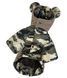 Куртка для собак Dogs Bomba Teddy милитари K-78, р. 2, ОШ 16-26 см, ОГ 26-32 см, ДС 25-28 см