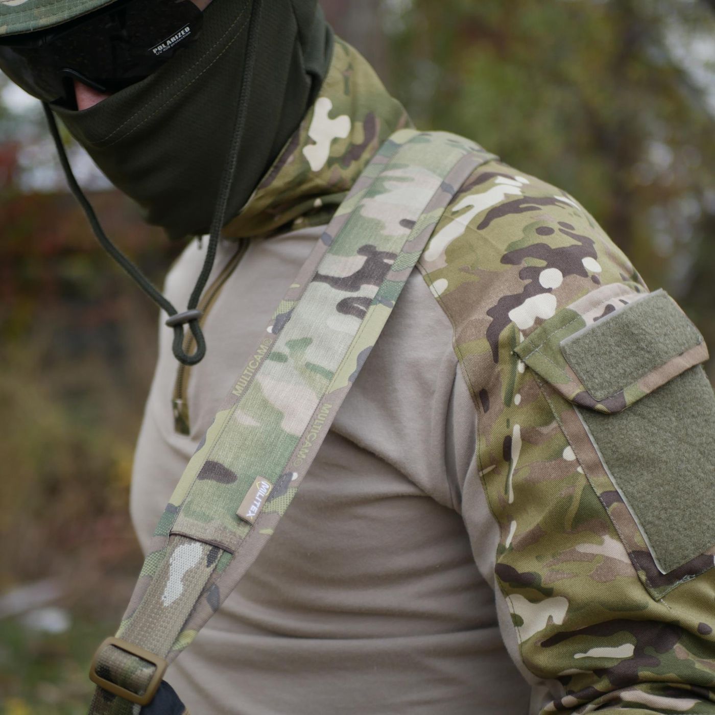 Ремінь для зброї двоточковий Multicam з QD антабками M-LOK та швидким регулюванням