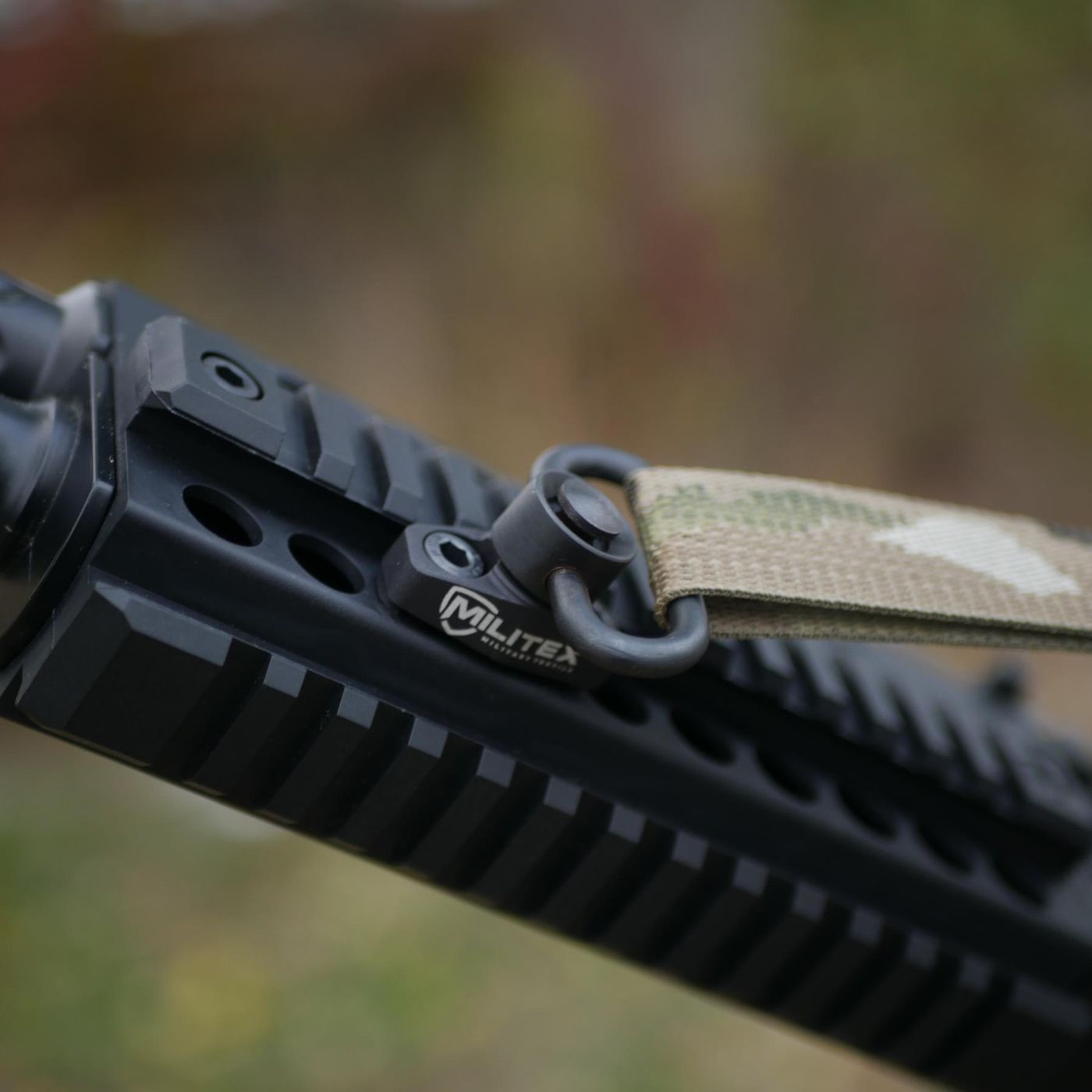 Ремінь для зброї двоточковий Multicam з QD антабками M-LOK та швидким регулюванням